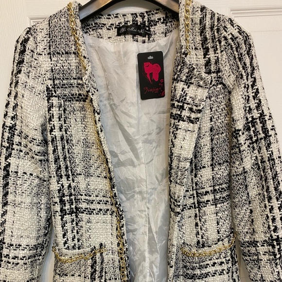 Tweed long jacket - Picture 3 of 3